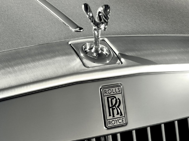 emblem of British car automotive maker Rolls Royce